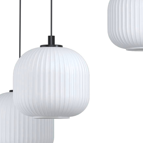 EGLO hanglamp Mantunalle - e27 - ø 62 cm - zwart/wit - vtwonen shop
