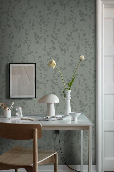 Borastapeter behang bladeren groen - 53 cm x 10.05 m - 660555 - vtwonen shop