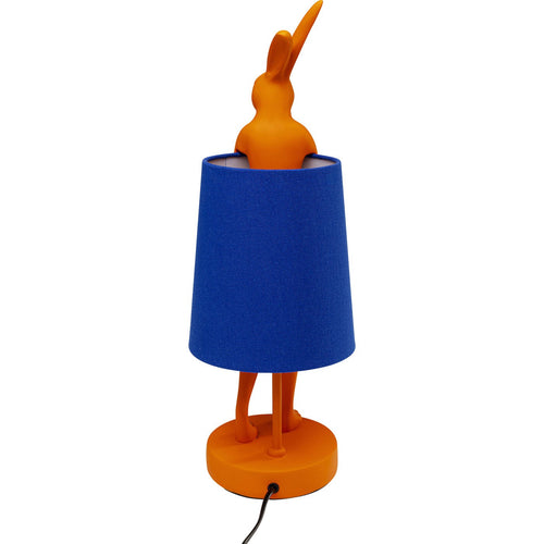 Kare Design tafellamp Animal - konijn - 50cm - oranje en blauw