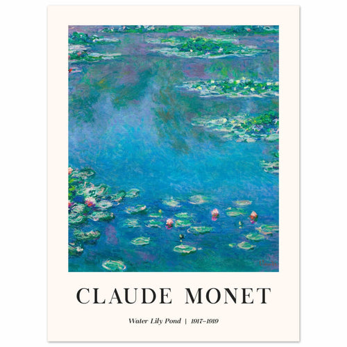 Artfulprints  Claude Monet - Water lily pond   poster 30x40 cm - vtwonen shop