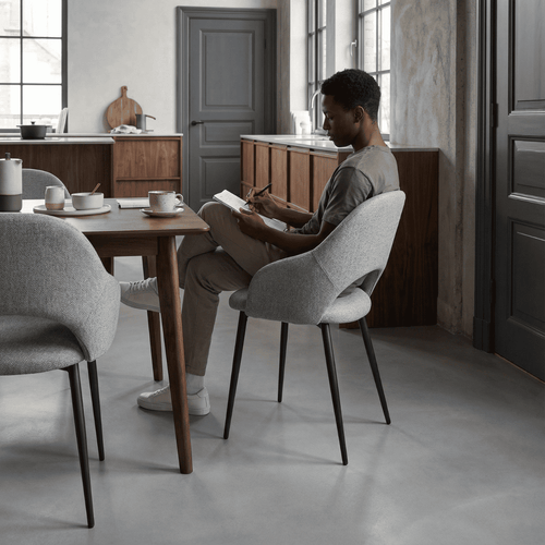 Calicosy - Eetkamerstoelen Set van 2 - LILA - 54x57x84 cm