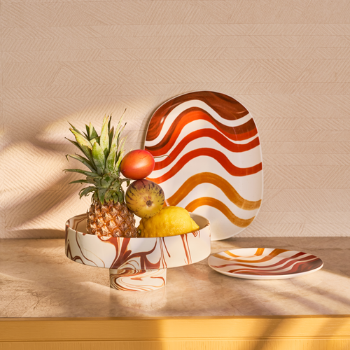 Urban Nature Culture serveer schaal Moon - Ø 26 * 13 CM - vtwonen shop