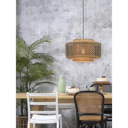 GOOD&MOJO hanglamp Bhutan - bruin - Ø50cm - vtwonen shop