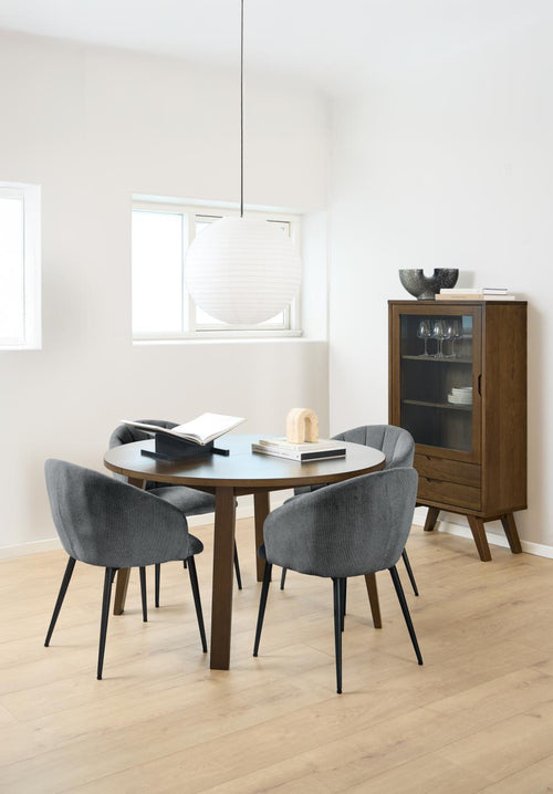 Rebellenclub Vitrinekast Mala - Donker Eiken - vtwonen shop