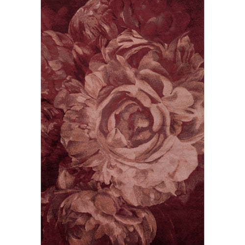 Bold Monkey Stitchy Roses vloerkleed 200x300 - Rood - vtwonen shop