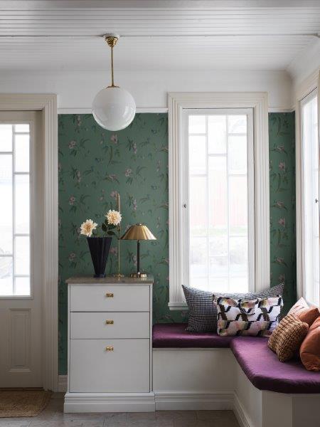 Borastapeter fotobehang bloemen groen - 196 x 265 cm - 660869 - vtwonen shop