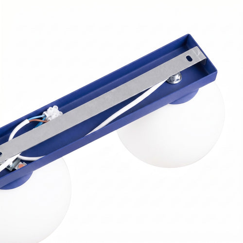 Sollux Lighting Plafondlamp YOLI 2 ultramarijn - 34,5x12x14,5cm