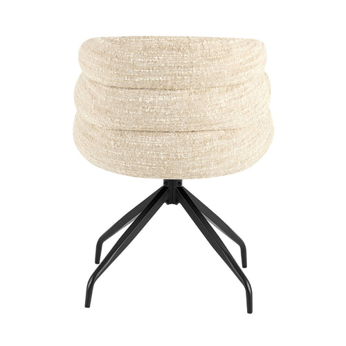 Giga Meubel Eetkamerstoel Claes - Beige - Draaibaar - Set van 2 - vtwonen shop