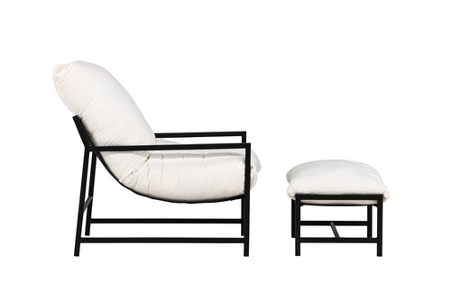 Rebellenclub Loungestoel Bastia - Zwart - vtwonen shop