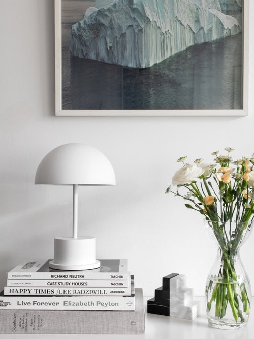 Printworks Oplaadbare Tafellamp - Riviera - Wit - vtwonen shop