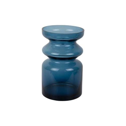 Present Time vaas Gusto - blauw - Ø15.5cm