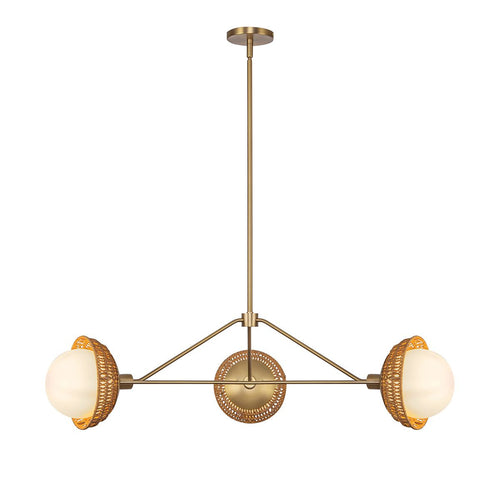 Pendelleuchte Deckenleuchte Modern Gebürstetes Gold 3x E14