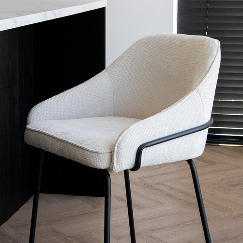 Giga Meubel Barstoel Maxime - Stof - Beige - Set van 2 - vtwonen shop