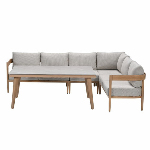 Garden Impressions lounge dining set San Mauro napoli sand - 6-delig