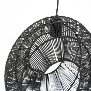 FurniLux Pendant lamp Ovo 1 – black - 19x36x50cm - vtwonen shop