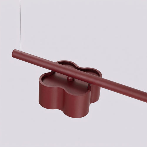 Sollux Lighting Kroonluchter OVIO 4 bordeaux Gx53 - 122x12x208cm