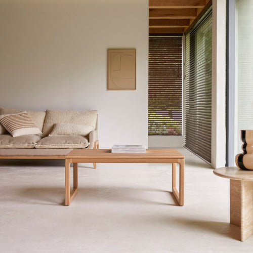 Tikamoon Salontafel van massief eikenhout - Naturel