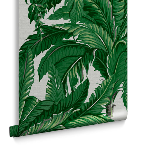 Graham & Brown vliesbehang Daintree Palm Pearl groen - vtwonen shop