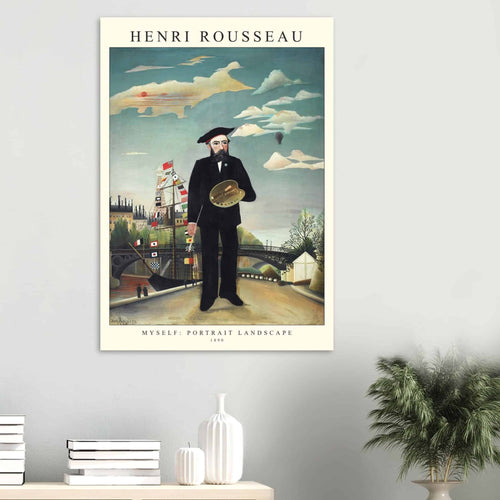 Artfulprints  Henri Rousseau - Portrait landscape   poster 30x40 cm - vtwonen shop
