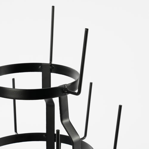 Mica Decorations Mokkenrek - H50 x Ø34 cm - Metaal - Zwart - vtwonen shop