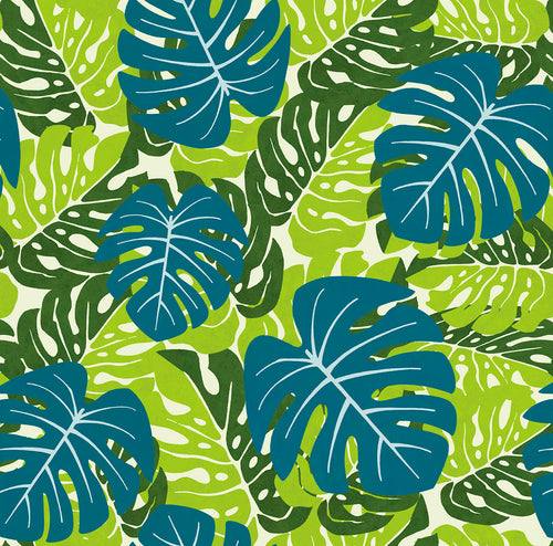 Walls4You behang palmbladeren groen - 53 cm x 10 m - 640159