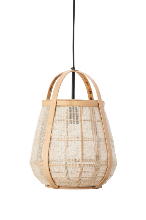 Light & Living hanglamp  - bruin - 32x32x44 cm