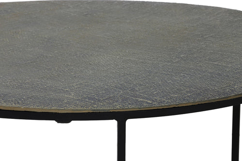 Light & Living salontafel RENGO - Ø76x41cm - brons - Set van 2 - vtwonen shop