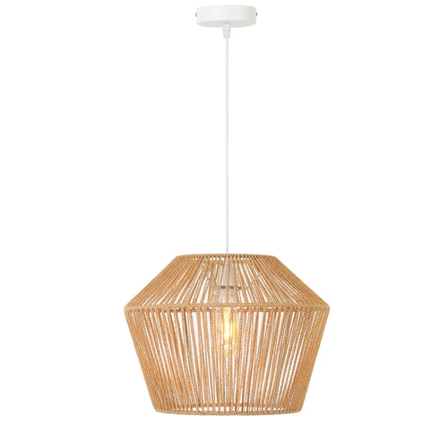 Light & Living hanglamp Caspian - wit - Ø40cm - vtwonen shop