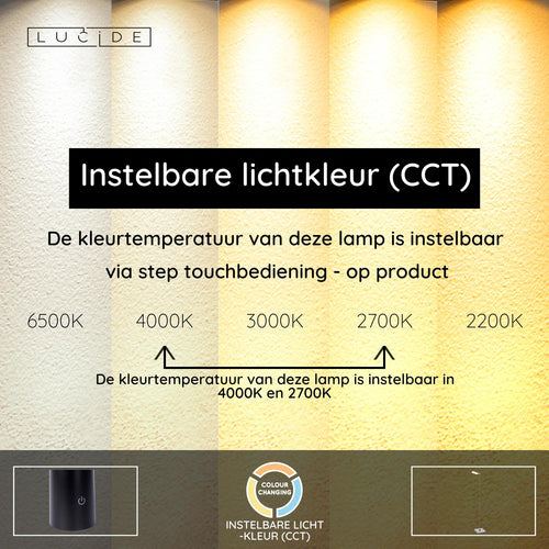 Lucide leeslamp AARON - Geïntegreerde LED - Chroom - vtwonen shop