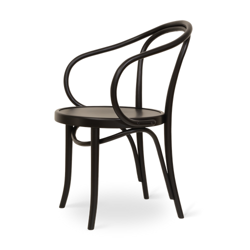 Fameg Venice No. 9 Houten Eetkamerstoel Zwart - Met Armleuning - vtwonen shop