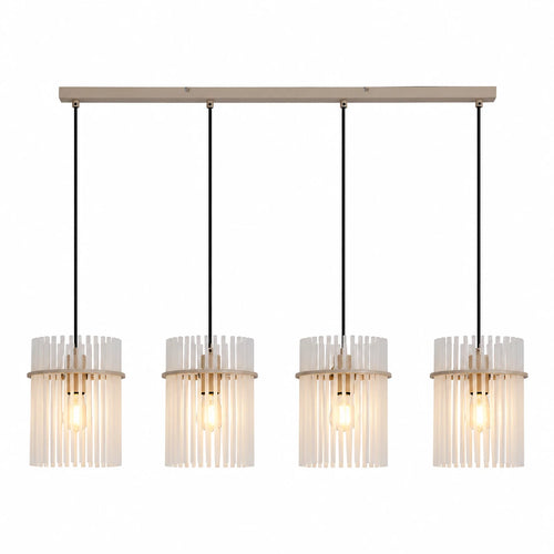 Searchlight hanglamp Swizzle - 4 lichts - 111  x 120   cm - beige