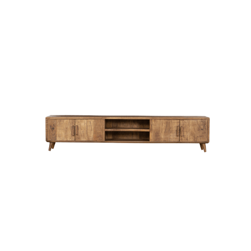 StarFurn Tv-Meubel Omaha - Naturel Mangohout - 240x45x50cm