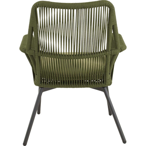 Lesli Living bistrostoel Silas - groen - 64x69x92cm - set van 4