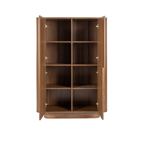 Housecraft Living Almira Kast Hout/ Marmerlook Walnootkleur - Bruin