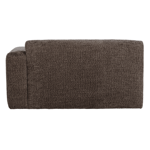 WOOOD 1,5-zits bank arm rechts Mojo Base - Wollig - Bruin - 74x145x97