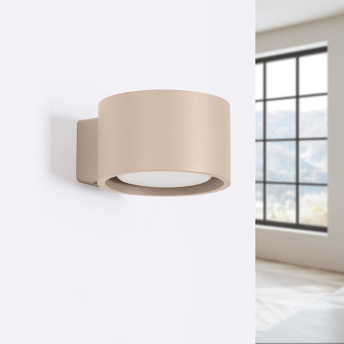 Sollux Lighting Wandlamp MODO 1 taupe Gx53 - 10x12x6cm