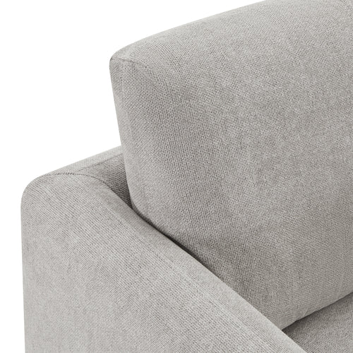 Furnhouse chaise longue bank links Maggie - Grijs - Stof - 95x290x90