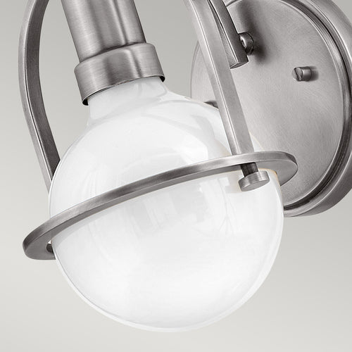 Elstead Hinkley Somerset Wandlamp Geborsteld Nikkel
