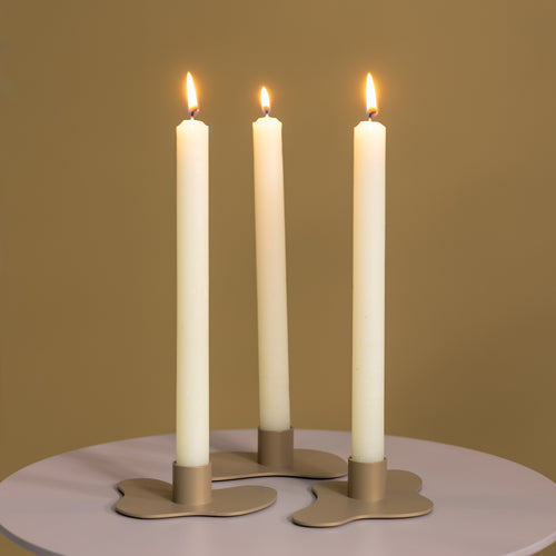 Spinder Design kandelaar Melt - Champagne - set van 3 - vtwonen shop