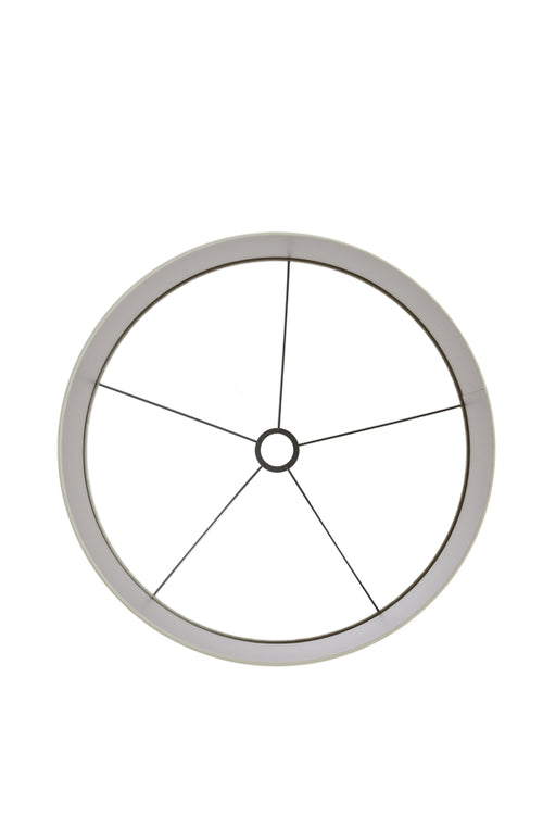 Light & Living lampenkap VELOURS - Ø50x49cm - wit - vtwonen shop