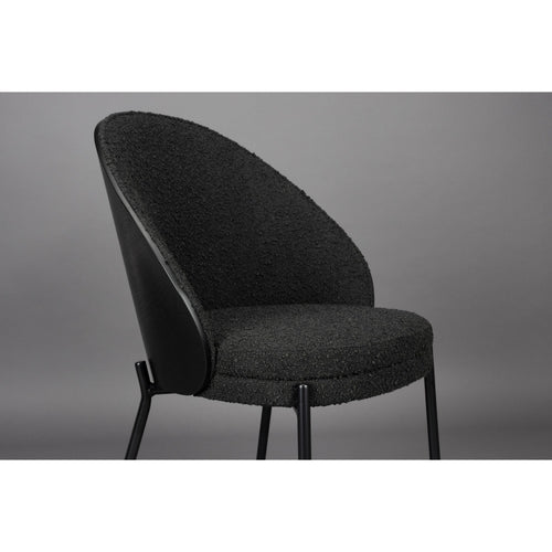 Dutchbone Rodin Eetkamerstoelen Zwart - Set van 2
