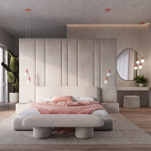 Sollux Lighting Hanglamp HALO 2P perzik - 15x15x120cm