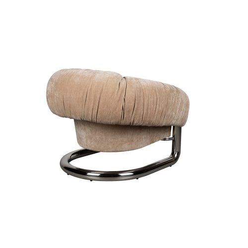 Dutchbone Marly Fauteuil Bruin/Chroom