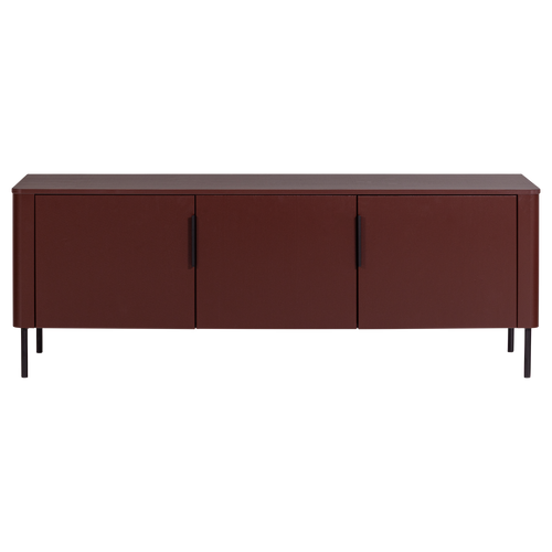 WOOOD tv meubel 154 cm Gunnar - Grenen - Bordeauxrood - 56x154x44