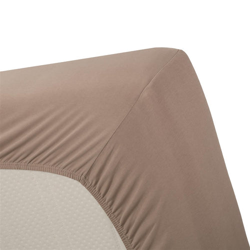 Beddinghouse hoeslaken BH Jersey Stretch HL - 140x200/220 cm - taupe - vtwonen shop