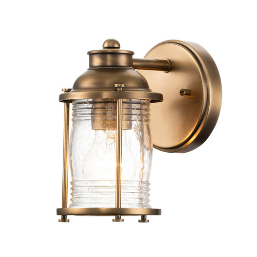 Elstead Kichler Ashland Wandlamp Natuurlijk Messing, IP44