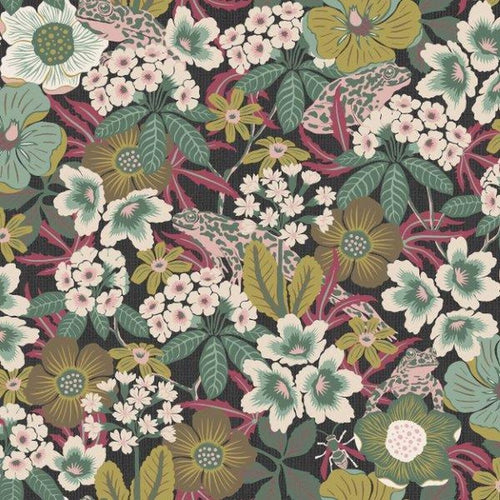 Borastapeter behang bladeren groen en meerkleurig - 49 cm x 10.05 m - 660827 - vtwonen shop