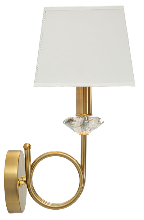 Mauro Ferretti wandlamp - goud/wit