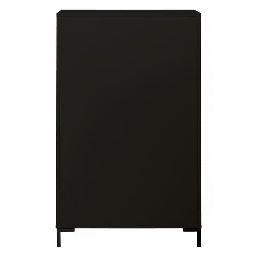 Dressoir van MDF met 2 decoratieve deuren, motief in natuurlijke groentinten