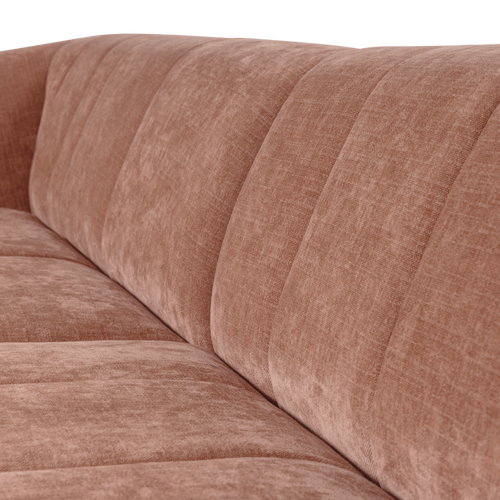 WOOOD 4-zits bank Omaire - Chenille - Lichtroze